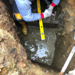 Construction d'un Mur de Soutènement en Blocs de Béton pour un Terrain en Pente Fontainebleau